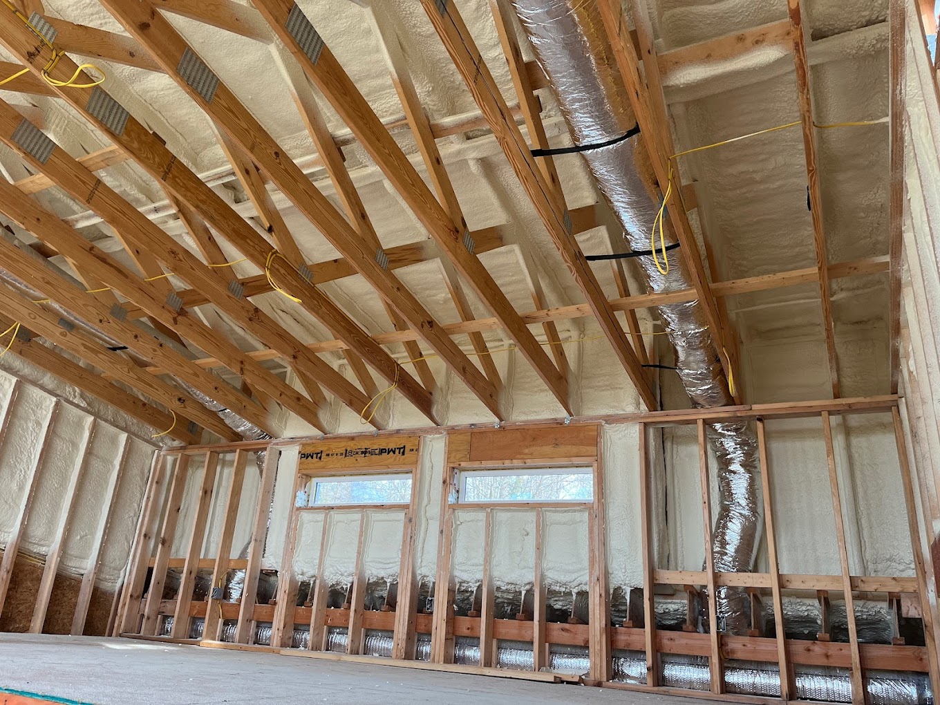Residential home insulation project in Shawano Wisconsin